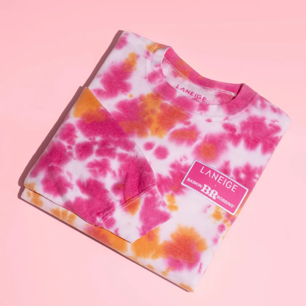LANEIGE x Baskin-Robbins™ Tie-Dye Crewneck - Image 3